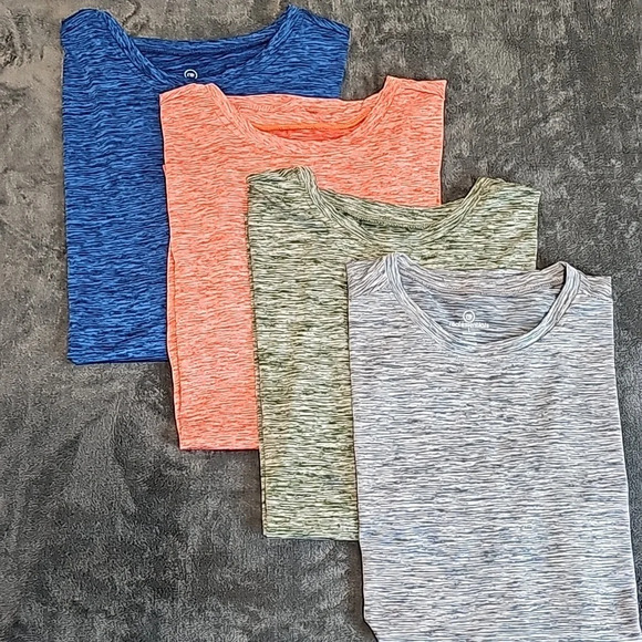 Real Essentials Other - NWOT 4 pack Real Essentials moisture wicking shirts Mens L